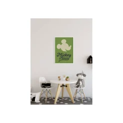 Best Komar Wandbild Mickey Mouse Green Head 40x50 cm