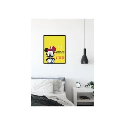 Hot Komar Wandbild Mickey Mouse Moustache 40x50 cm