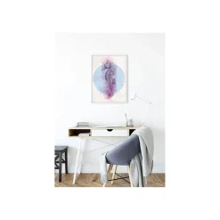 Komar Wandbild Sea Horse Circle 50x70 cm