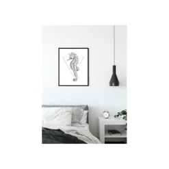 Komar Wandbild Sea Horse White 50x70 cm