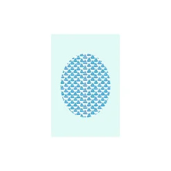 Discount Komar Wandbild Shelly Patterns Aqua 50x70 cm
