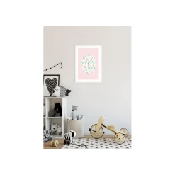 New Komar Wandbild Shelly Patterns Rose 50x70 cm