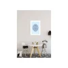 Best Komar Wandbild Shelly Patterns Blue 40x50 cm