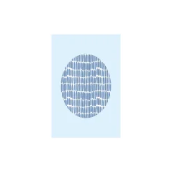 Best Komar Wandbild Shelly Patterns Blue 40x50 cm