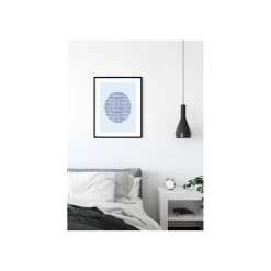 Best Komar Wandbild Shelly Patterns Blue 40x50 cm