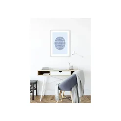 Best Komar Wandbild Shelly Patterns Blue 40x50 cm