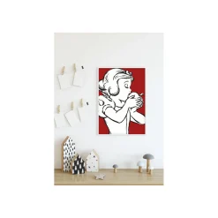 Hot Komar Wandbild Snow White Apple Bite red 50x70 cm