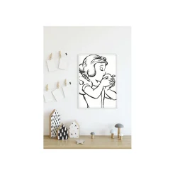Hot Komar Wandbild Snow White Apple Bite white 40x50 cm