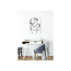 Hot Komar Wandbild Snow White Apple Bite white 40x50 cm