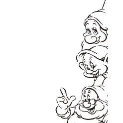 Online Komar Wandbild Snow White Dwarves 50x70 cm