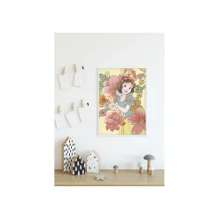 New Komar Wandbild Snow White Flowers 50x70 cm