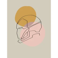 Online Komar Wandbild Soulful Sanctuary Iron Man Head 50x70 cm