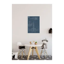 Online Komar Wandbild Star Wars Blueprint X-Wing 50x70 cm