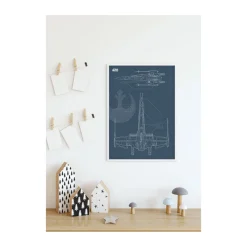 Online Komar Wandbild Star Wars Blueprint X-Wing 50x70 cm