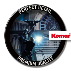 New Komar Wandbild Star Wars Classic Vader Luke Throneroom 70x50 cm
