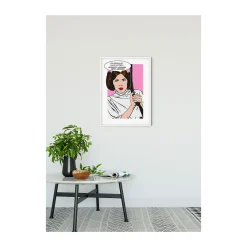 Online Komar Wandbild Star Wars Classic Comic Quote Leia 40x50 cm