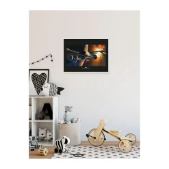 New Komar Wandbild Star Wars Classic Endor Orbit War 50x40 cm