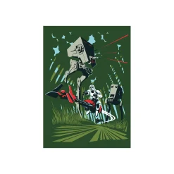 New Komar Wandbild Star Wars Classic Vector Endor 50x70 cm