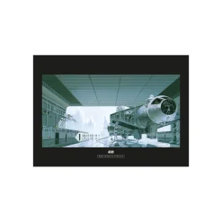 Best Komar Wandbild Star Wars Classic Hangar Shuttle 70x50 cm
