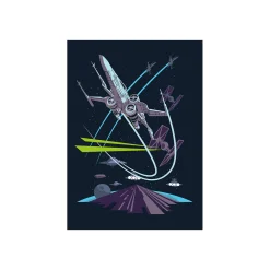 Best Komar Wandbild Star Wars Classic Vector X-Wing 40x50 cm