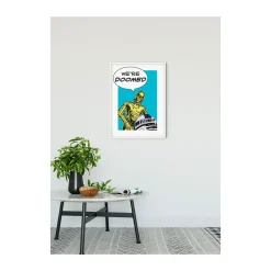 Sale Komar Wandbild Star Wars Classic Comic Quote Droids 40x50 cm