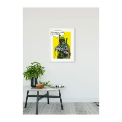 Outlet Komar Wandbild Star Wars Classic Comic Quote Boba_Fett 40x50 cm