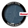 Komar Wandbild Star Wars EP9 Blueprint Kylo Helmet 70x50 cm