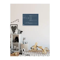 Online Komar Wandbild Star Wars EP9 Blueprint Y-Wing 50x40 cm