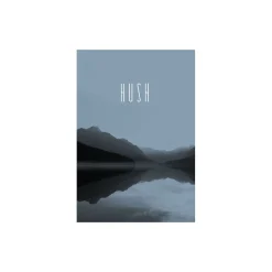 Sale Komar Wandbild Word Lake Hush Steel 50x70 cm