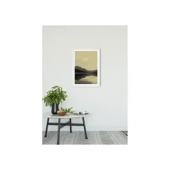 Komar Wandbild Word Lake Hush Sand 50x70 cm