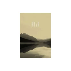 Komar Wandbild Word Lake Hush Sand 50x70 cm