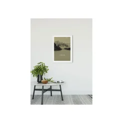 Komar Wandbild Word Lake In Motion Sand 50x70 cm