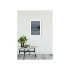 Komar Wandbild Word Lake Reflection Steel 50x70 cm