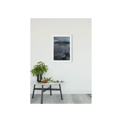 Hot Komar Wandbild Word Lake Silence Steel 50x70 cm