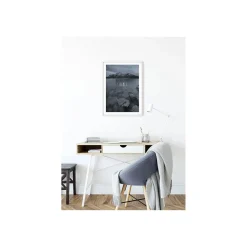 Hot Komar Wandbild Word Lake Silence Steel 50x70 cm