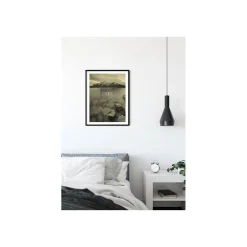 Best Komar Wandbild Word Lake Silence Sand 50x70 cm