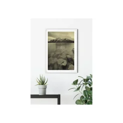 Best Komar Wandbild Word Lake Silence Sand 50x70 cm