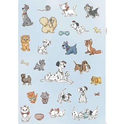 Best Komar Wandtattoo Disney Cats and Dogs 50x70 cm