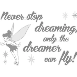 Sale Komar Wandtattoo Disney Never stop dreaming 50x70 cm