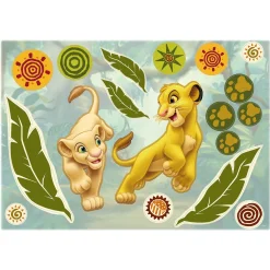 Clearance Komar Wandtattoo Simba and Nala 50x70 cm