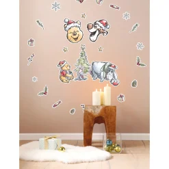 Clearance Komar Wandtattoo Winnie the Pooh Christmas 50x70 cm