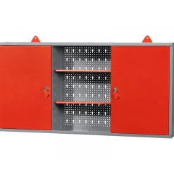Online Kreher Metall-Werkstattschrank 120 x 60 x 19 cm rot