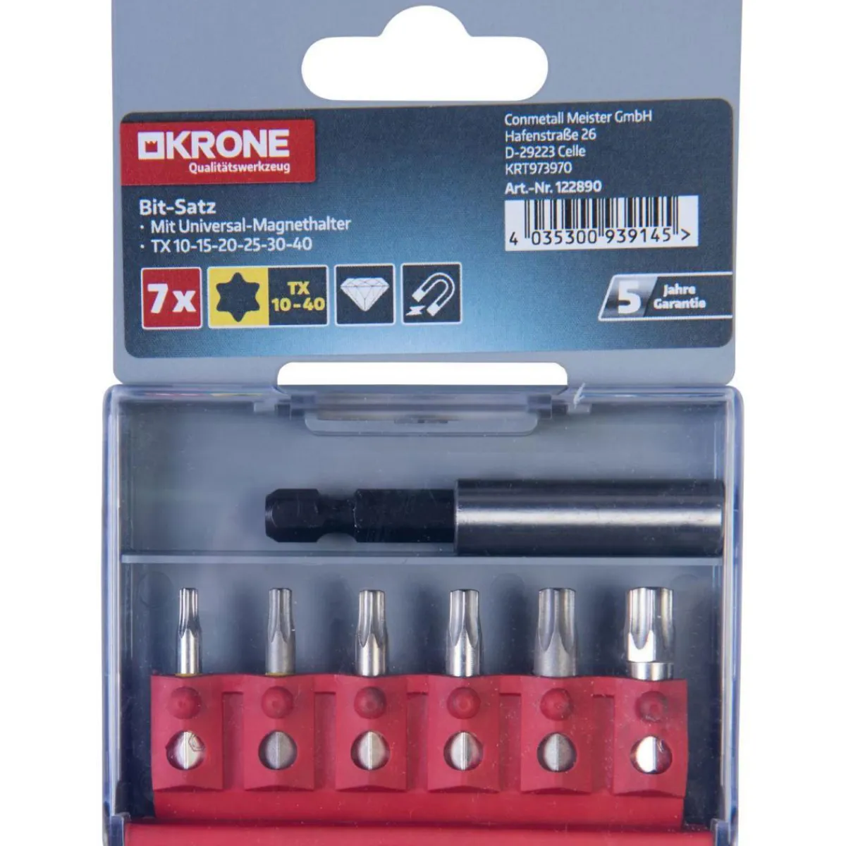 Best Krone Bit-Set Torx 7-teilig