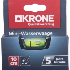 Best Krone Mini-Wasserwaage 10 cm magnetisch