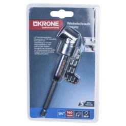 Best Krone Winkelschraubvorsatz silber