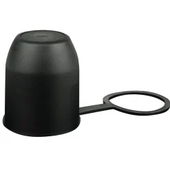 Hot Kugelkupplungsschutzklappe, PVC, schwarz
