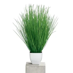 New Kunstgras im Kunststofftopf weiß 55 cm