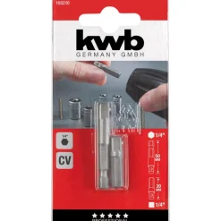 Best kwb Adaptersatz für Steckschlüssel 2 teilig