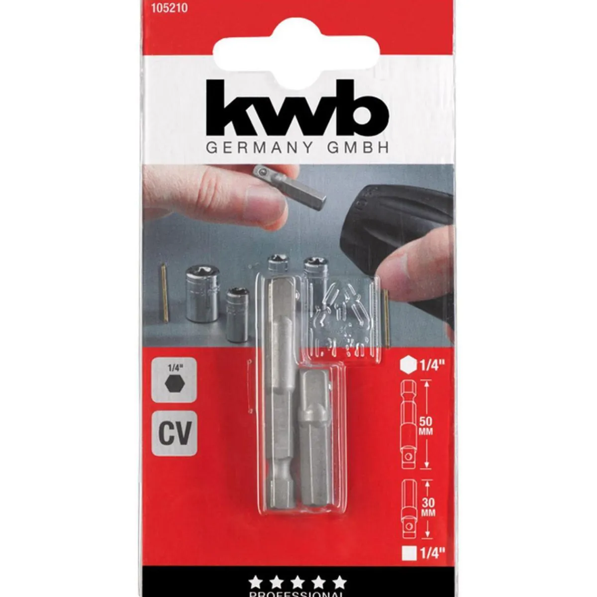Best kwb Adaptersatz für Steckschlüssel 2 teilig