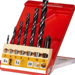 New kwb Holzspiralbohrersatz 8 teilig